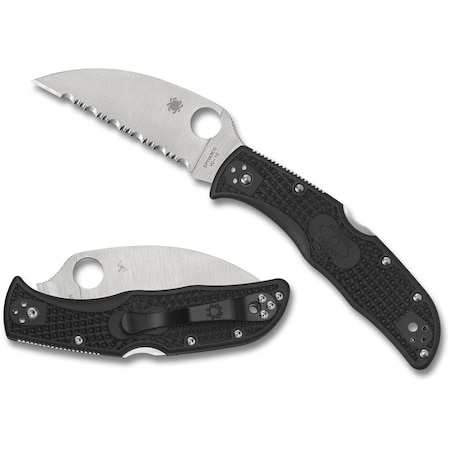 Spyderco 2023 Spyderco Reveal 9, Endela Wharncliffe, Serrated Edge SPY-C243FSWCBK